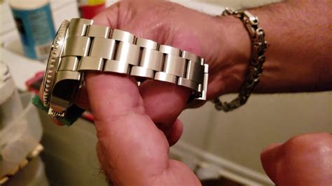 rolex scratch removal|rolex bracelet removal.